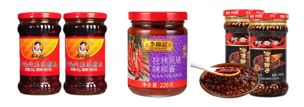 全自動辣椒醬灌裝機-辣椒醬灌裝機生產(chǎn)線設(shè)備灌裝樣品圖